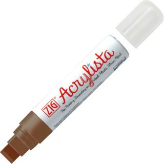 Akrylový fix široký 15mm burnt sienna 621 Acrylista Zig Kuretake