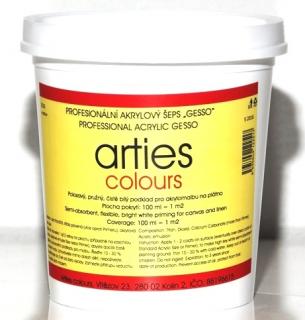 Akrylový šeps GESSO 2,5 litru ARTIES COLOURS (profesionální akrylový šeps)