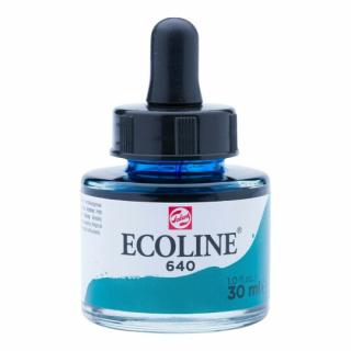 Akvarelový inkoust 30ml bluish green Ecoline Royal Talens