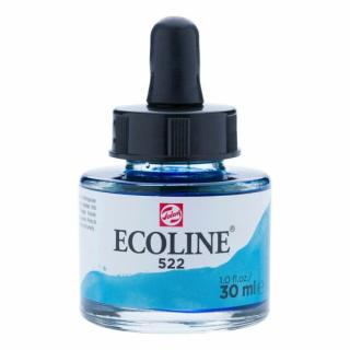 Akvarelový inkoust 30ml turquoise blue Ecoline Royal Talens