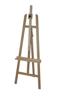 Ateliérový malířský stojan bukový 180cm olejovaný (malířský stojan)