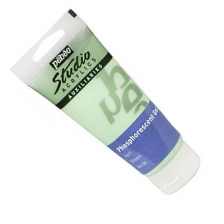 č. 112 fosforeskující gel zelený Studio Acrylic 100ml Pebeo (akrylové barvy)