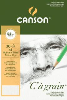 C a grain Dessin lepený A5 125g 30 archů Canson (pro suché techniky)