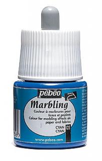 Marbling mramorovací barva azurová 45ml Pebeo