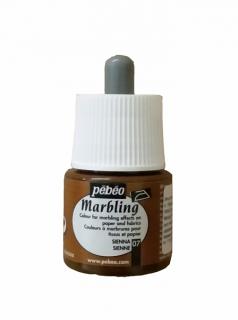 Marbling mramorovací barva siena 45ml Pebeo