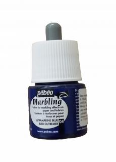 Marbling mramorovací barva ultramarinová modrá 45ml Pebeo