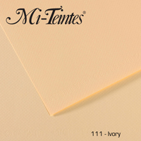 MI-TEINTES A4 ivory č. 111 160g 5ks CANSON (pro pastely, úhly, tužky, ale i akvarely, kvaš a akryl)