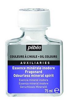 Minerální líh bez zápachu pro olej 75ml Pebeo (pro olejové barvy)