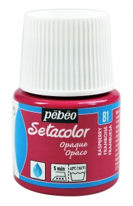 Setacolor Opaque č.81 malinová 45ml Pebeo (barva na textil zažehlovací)