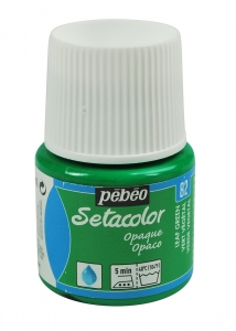 Setacolor Opaque č.82 listová zelená 45ml Pebeo (barva na textil zažehlovací)