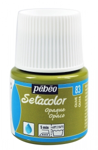 Setacolor Opaque č.83 olivová 45ml Pebeo (barva na textil zažehlovací)