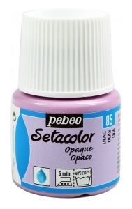 Setacolor Opaque č.85 lilac 45ml Pebeo (barva na textil zažehlovací)