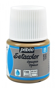 Setacolor Opaque č.89 taupe šedohnědá  45ml Pebeo (barva na textil zažehlovací)
