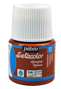 Setacolor Opaque č.93 skořicová 45ml Pebeo (barva na textil zažehlovací)