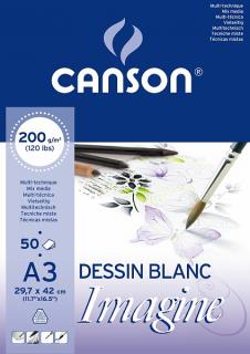 Skicák Imagine 200g/m2 A3 50 listů Canson