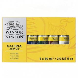 Souprava GALERIA akryl 6x60ml WINSOR &amp; NEWTON