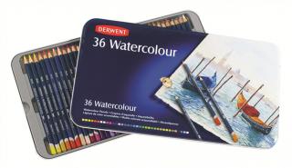 Watercolour akvarelové pastelky 36ks DERWENT (akvarelové pastelky profesionální )