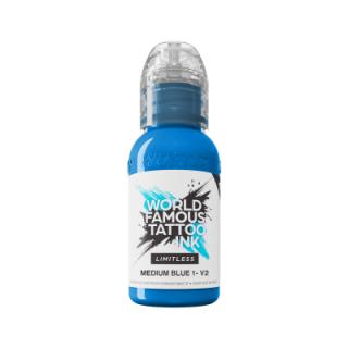 Medium Blue 1 - V2 (30ml Nová řada barev World Famous)