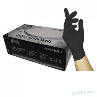 Nitrilové rukavice NITRAS L (černé)