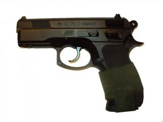Jistící návlek na zbraň - zelený (Návlek na pistoli)