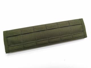Molle návlek na opasek (6 polí) - zelený (Molle belt panel )