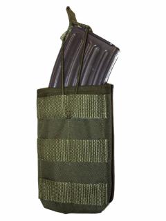 Plochá sumka AK / BREN / G36 zelená molle (Sumka pro AK 47 / SA 58 / CZ 805 BREN / G36)