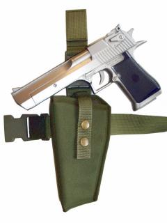 Pouzdro pro desert eagle gen.3 LEVÉ - zelené (Pouzdro pro záložní zbraň)