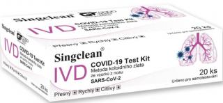 Antigenní test COVID-19 Test Kit varianta: 20 ks