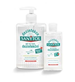 Dezinfekční gel Sanytol objem: 75 ml na citlivou pokožku