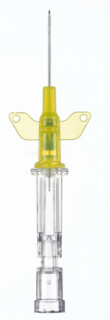 Introcan Safety®-W bezpečnostní kanyla s křidélky, 50 ks varianta: G24, 0,7 X 19 mm, žlutá, 50 ks