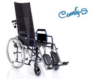 Invalidní vozík Comfy-S modrý šířka: 40 cm