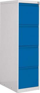 Kartotéka kovová 400 varianta: šedo-modrá