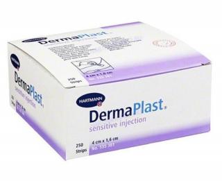 Náplast DermaPlast injekční Sensitive 4 x 1.6 cm 250 ks