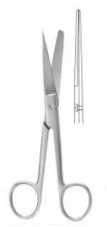 Nůžky chirurgické rovné hrotnatotupé CM varianta: 11,5 cm