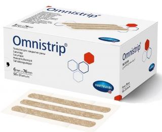 Omnistrip® proužky na stažení rány z NT varianta: 6 x 76 mm, 50 x 3 ks