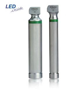 Rukojeť laryngoskopu pro F.O. - dobíjecí baterie varianta: Rukojeť pro baterie typu AA, LED 3,5 V