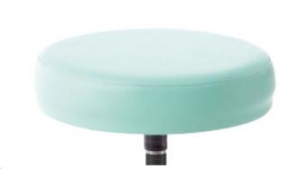 Stolička otočná plastový rám barva: zelená-tyrkysová