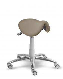 Stolička s nastavitelným tvarovaným sedákem