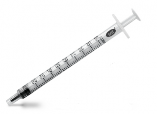 Stříkačka injekční třídílná tuberkulínová 1 ml