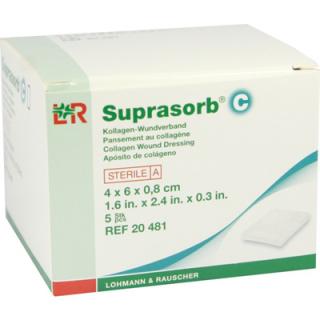 Suprasorb C varianta: 4 x 6 x 0,8 cm / 5 ks