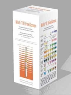 Testovací proužky UrineScreen varianta: Multi 10 Urinescreen (100 ks)