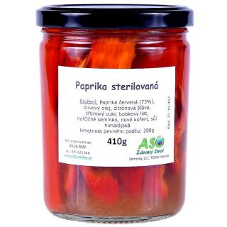 Paprika sterilovaná 410g