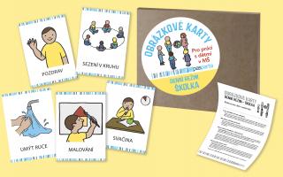 Denní režim ve školce – obrázkové karty. Pro práci s dětmi v MŠ. Pasparta
