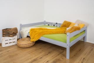 MAXIDO Dětská postel Nela 200x140 šedá (Český výrobek)