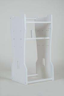 Maxido multifunkční jídelní židlička 3v1 - bílá (Český výrobek)