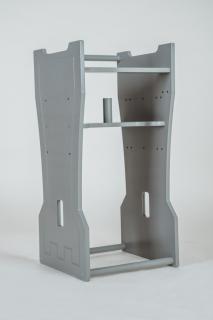 Maxido multifunkční jídelní židlička 3v1 - šedá (Český výrobek)