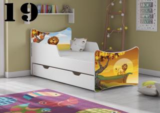 Plastiko Dětská postel Džungle - 19 - 160x80
