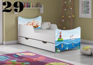 Plastiko Dětská postel Moře - 29 - 160x80