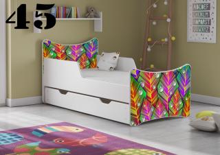 Plastiko Dětská postel se šuplíky Barvy - 45 - 140x70