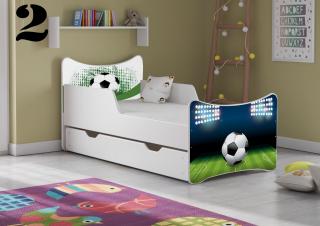 Plastiko Dětská postel se šuplíky Fotbal - 2 - 140x70